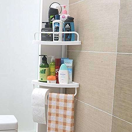 2 layer Corner Shelf Magic Suction