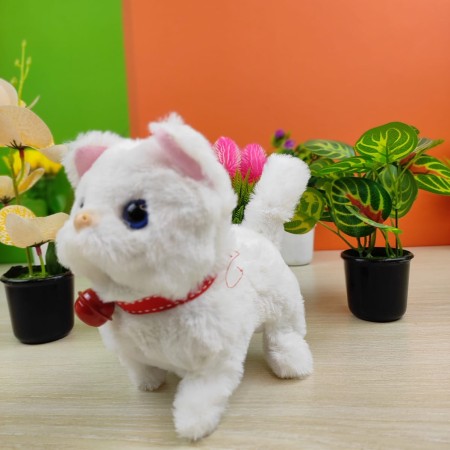 Electric Moving and Meowing Plush Cats