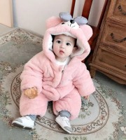 Baby Bear Rompers( Pink )