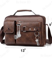 Fashion Male Real Cowhide Messenger Crossbody Bag Men Business Travel Handbag Boy Phone Bag