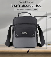 Multifunctional Waterproof shoulder Bag (Ass-black)