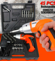 Rechargeable Cordless Screwdriver 45pcs