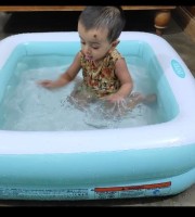 Square Baby Portable Swimming Pool Bathtub 2- LEYER. (Baby age  1 T0 3)