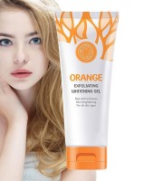 (1 pcs )Orange Exfoliating Whitening Gel Orange Exfoliating Gel Scrub Face Whitening Whitening Lazy Cream For Face