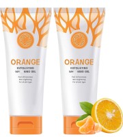 (2 pcs )Orange Exfoliating Whitening Gel Orange Exfoliating Gel Scrub Face Whitening Whitening Lazy Cream For Face