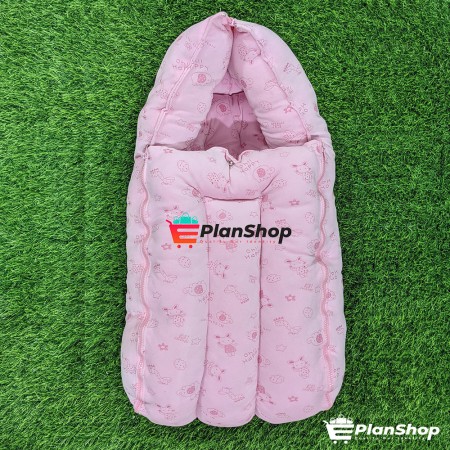 Newborn Safety Travel bed / baby sleeping bed (velvet Pink)