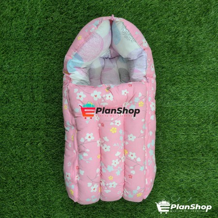 Newborn Safety Travel / sleeping bed (cotton pink)