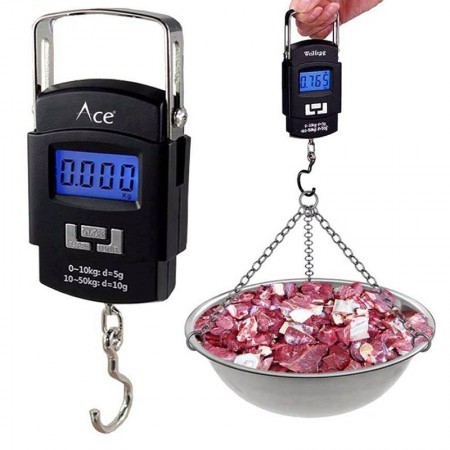 বাটি চেইন সহ ফুল সেট Digital Portable Scale (১ বছরের ওয়ারেন্টি)