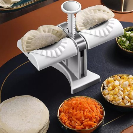 ডাম্পলিং মেকার মেশিন প্রেস ডাম্পলিংস মোল্ড কিচেন অ্যাকসেসরিজ স্বয়ংক্রিয় প্রেসিং টুল DIY Empanadas Ravioli Mold Home Gadget