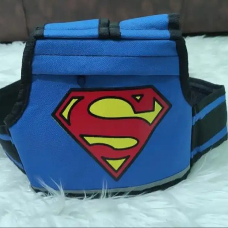 Bike Safety Belt  .(SUPER MAN BLUE )