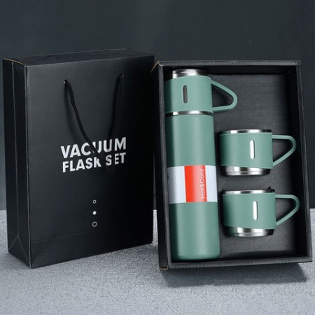 Stainless Steel Thermos Vacuum Flask Set -3 PCS