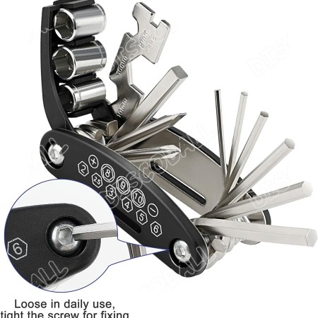 16 in 1 Bike Pocket Repair Tools Set.