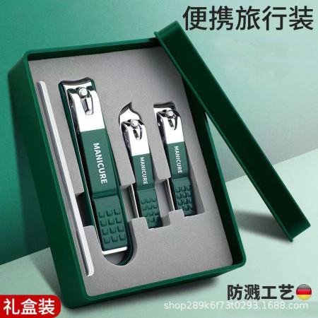 Nail Clippers Set with Catcher,Mess Free Nail Clippers.