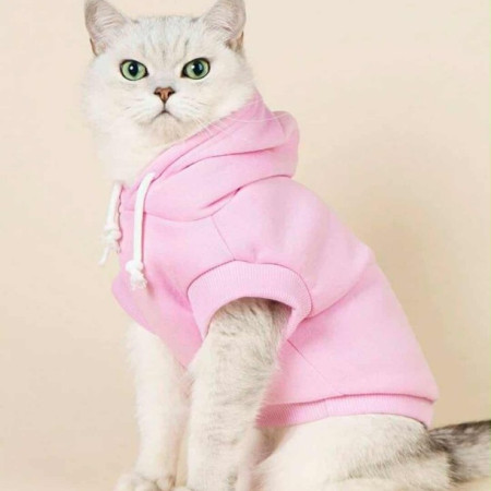 Primum Quality Cats Hoodie (BABY PINK)